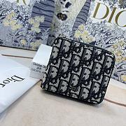	 Bagsaaa Dior Oblique Leather Wallet - 11 x 9cm - 1