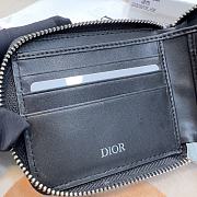 	 Bagsaaa Dior Oblique Leather Wallet - 11 x 9cm - 5