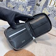 	 Bagsaaa Dior Oblique Leather Wallet - 11 x 9cm - 3