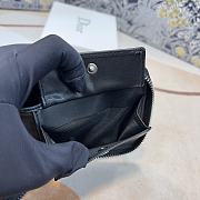 	 Bagsaaa Dior Oblique Leather Wallet - 11 x 9cm - 2