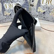	 Bagsaaa Dior Oblique Black Leather Wallet - 11 x 9cm - 4