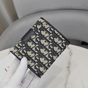 	 Bagsaaa Dior 30 Montaigne 3 Fold Wallet Black - 11*10*2cm - 5