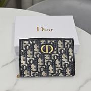 Bagsaaa Dior Oblique Wallet Black - 13.5*9.5*3.5 - 1