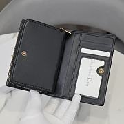 Bagsaaa Dior Oblique Wallet Black - 13.5*9.5*3.5 - 6