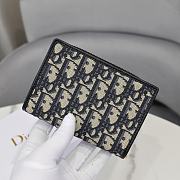 Bagsaaa Dior Oblique Wallet Black - 13.5*9.5*3.5 - 2