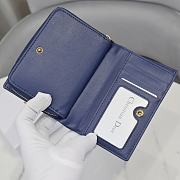 	 Bagsaaa Dior Oblique Wallet Blue - 13.5*9.5*3.5 - 4