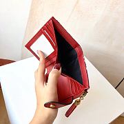 	 Bagsaaa Dior Oblique Wallet Red - 12*9*1.5 - 4