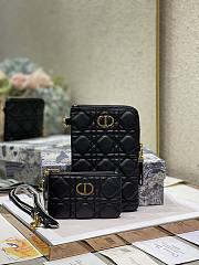 Bagsaaa Dior Caro Multifunctional Pouch Black - 18.5x12x7.5cm - 1