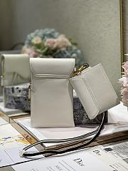 Bagsaaa Dior Saddle Multifunctional Pouch White - 18.5x12x7.5cm - 3