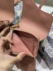 	 Bagsaaa Dior Saddle Multifunctional Pouch Pink - 18.5x12x7.5cm - 5