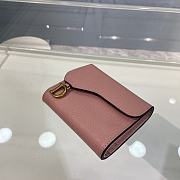 Bagsaaa Dior Saddle Wallet Pink Leather - 6