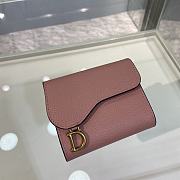 Bagsaaa Dior Saddle Wallet Pink Leather - 4