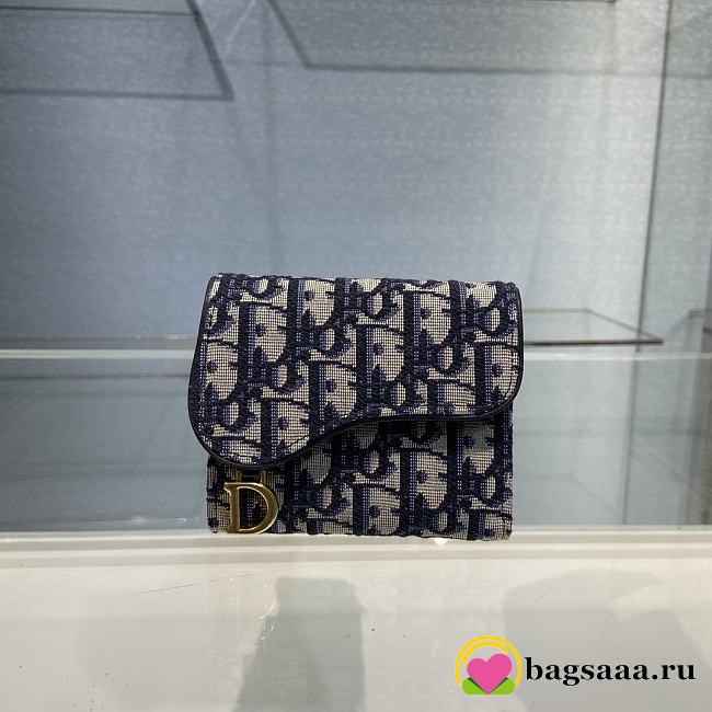 	 Bagsaaa Dior Saddle Oblique Wallet  - 1