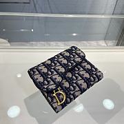 	 Bagsaaa Dior Saddle Oblique Wallet  - 3