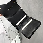 	 Bagsaaa Dior Saddle Wallet Black Leather - 4