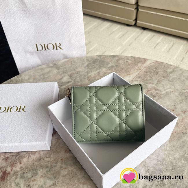	 Bagsaaa Dior Coin Purse Green - 11x9cm - 1