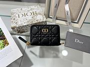 Bagsaaa Dior Caro Coin Purse Black - 9*11cm - 1