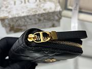 Bagsaaa Dior Caro Coin Purse Black - 9*11cm - 4