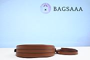 Bagsaaa Prada Cognac Leather shoulder bag - 22.5*18.5*6.5cm - 4
