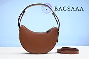 Bagsaaa Prada Cognac Leather shoulder bag - 22.5*18.5*6.5cm - 3