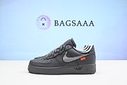 Off-White x Nike Air Force 1 Low Ghost Grey Silver - 6