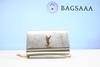 Bagsaa YSL Metallic Gold Kate Bag - 20 cm x 13.5 cm