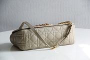 Bagsaaa Dior Meidum Caro Beige Supple Cannage Calfskin - 28x17x9cm - 2