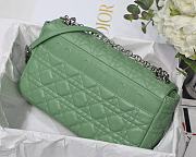 	 Bagsaaa Dior Meidum Caro Green Supple Cannage Calfskin - 28x17x9cm - 6