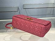 	 Bagsaaa Dior Meidum Caro Pink Supple Cannage Calfskin - 28x17x9cm - 5