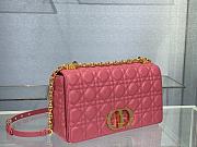 	 Bagsaaa Dior Meidum Caro Pink Supple Cannage Calfskin - 28x17x9cm - 2