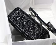 	 Bagsaaa Dior Small Caro Black Cannage - 20 x 12 x 7 cm - 3