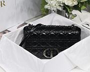 	 Bagsaaa Dior Medium Caro Black Cannage - 25.5 x 15.5 x 8 cm - 4