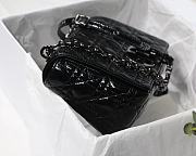 	 Bagsaaa Dior Medium Caro Black Cannage - 25.5 x 15.5 x 8 cm - 6