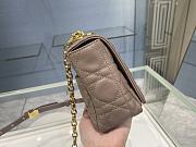 	 Bagsaaa Dior Small Caro Taupe Cannage - 20 x 12 x 7 cm - 5