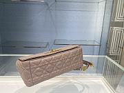 Bagsaaa Dior Medium Caro Taupe Cannage - 25.5 x 15.5 x 8 cm - 4