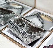 Bagsaaa Dior Small Caro Silver Cannage - 20 x 12 x 7 cm - 6