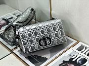 Bagsaaa Dior Large Caro Silver Cannage - 28x17x9cm - 1