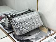 Bagsaaa Dior Large Caro Silver Cannage - 28x17x9cm - 5