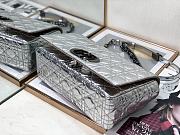 Bagsaaa Dior Large Caro Silver Cannage - 28x17x9cm - 4