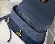 Bagsaaa Dior Small Caro Blue - 20 x 12 x 7 cm - 6