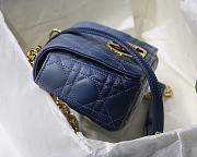 Bagsaaa Dior Small Caro Blue - 20 x 12 x 7 cm - 5