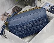 Bagsaaa Dior Large Caro Blue - 28x17x9cm - 6