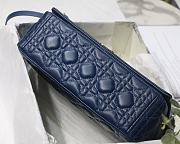 Bagsaaa Dior Large Caro Blue - 28x17x9cm - 5