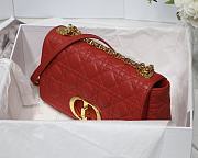 	 Bagsaaa Dior Medium Caro Red - 25.5 x 15.5 x 8 cm - 6