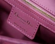 	 Bagsaaa Dior Medium Caro Pink - 25.5 x 15.5 x 8 cm - 5
