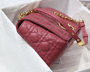 	 Bagsaaa Dior Medium Caro Pink - 25.5 x 15.5 x 8 cm - 6