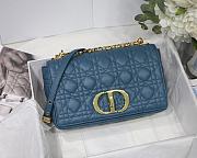 	 Bagsaaa Dior Medium Caro Blue - 25.5 x 15.5 x 8 cm - 1