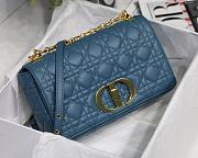 	 Bagsaaa Dior Medium Caro Blue - 25.5 x 15.5 x 8 cm - 2