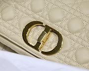 Bagsaaa Dior Medium Caro Beige - 25.5 x 15.5 x 8 cm - 4