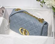 Bagsaaa Dior Medium Caro Light Blue - 25.5 x 15.5 x 8 cm - 6